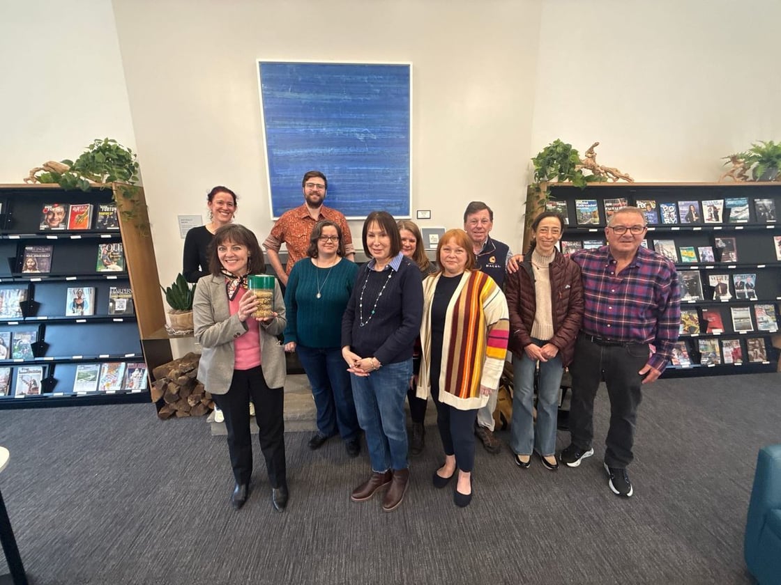 01 - Bagels and goodwill Local business brings community gesture to Abbot Public Library