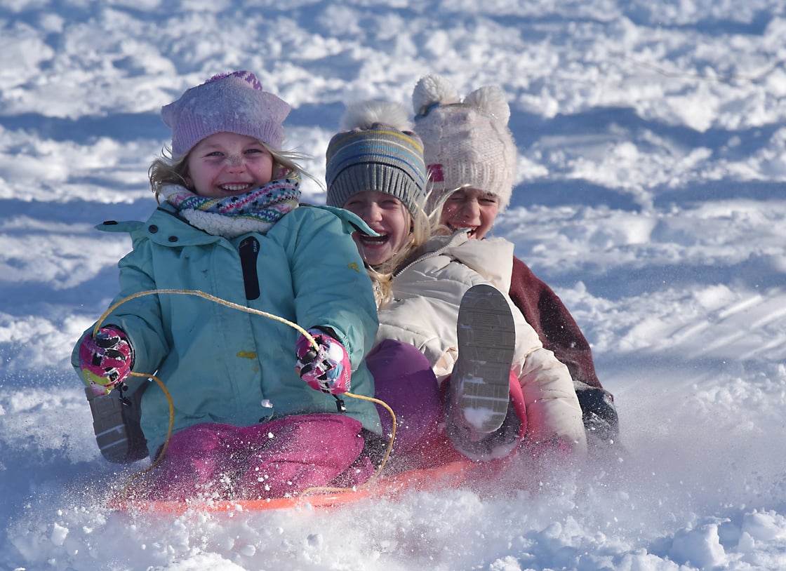 Sledding at Seaside Park 3